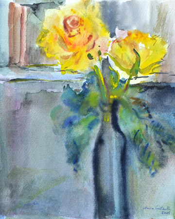 Doua flori galbene - Maria Constantin