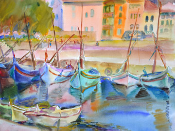 Barci la Collioure - Maria Constantin